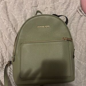 Michael Kors Green Backpack